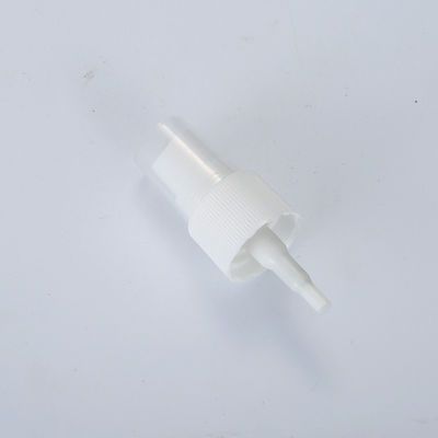 Pulvérisateur fin en aluminium blanc à nervures lisse 0.12CC 0.07ML/T de parfum d'aseptisant de pulvérisateur de brume