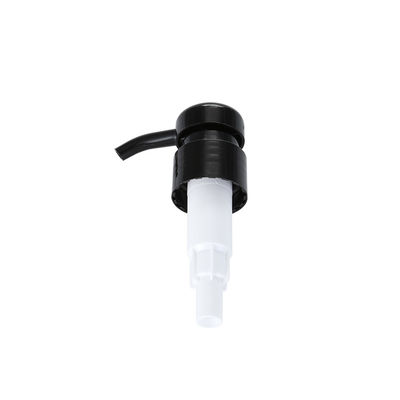 La pompe en plastique de savon de noir de haute catégorie principal 28/410 tête à nervures de pompe de lotion de rechange