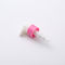 Pompe rose de lotion adaptée aux besoins du client par biens/pompe écumante à nervures de savon de main