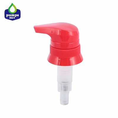 Dosage du distributeur 500ml 4cc de bouteille du produit pp de soin de bébé de couleur rouge