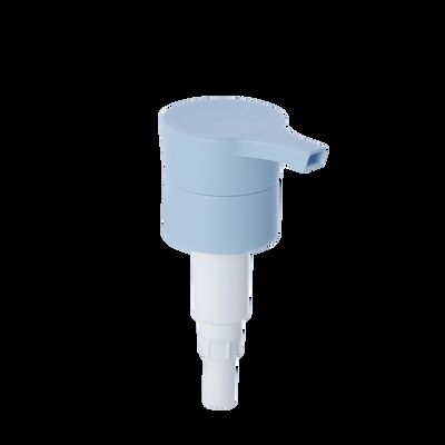 33/410 Pompe à lotion de bonne qualité 4CC Pompes bleu mat pour bouteilles de lotion