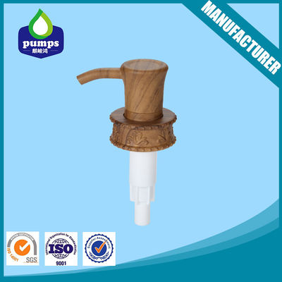 33/410 pompe en bois de lotion pour la STATION THERMALE de shampooing de soin de corps
