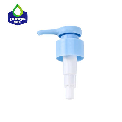 La lotion nervurée de plastique de fermeture pompe 28/410 soin de bébé avec vers le bas la serrure