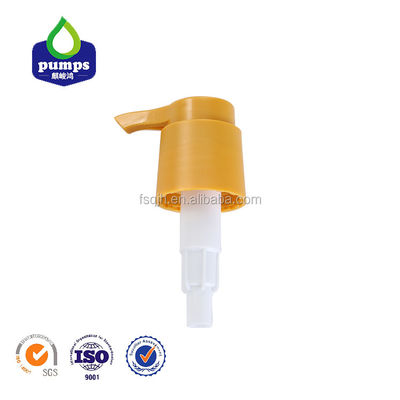 Le chapeau vide de pompe de bouteille de 28mm jaunissent écologique pour la bouteille 500ml