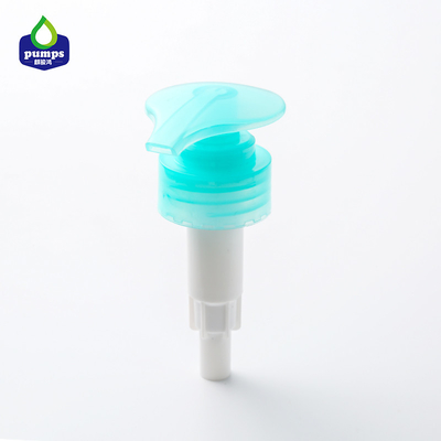 Couvercle en aluminium adapté aux besoins du client blanc noir en plastique de pompe de base de pompe de lotion de savon liquide