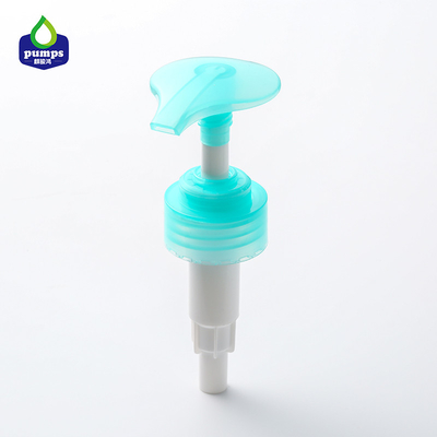 Pompe en plastique noire de lotion avec le distributeur en plastique de pompe d'agrafe, pompe de distributeur de savon liquide pour le soin de corps