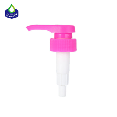La tête pourpre de pompe de mousse en plastique de pp 33mm 4.4g renversent non la fermeture à nervures